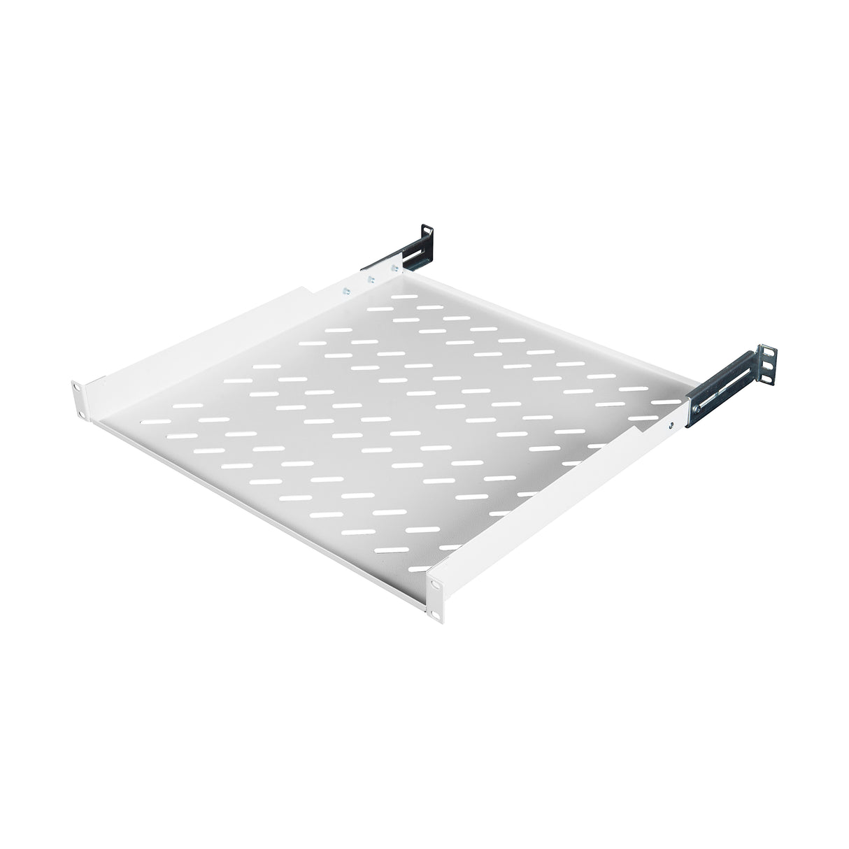 19" Fachboden Fix, 1HE, bis 50kg Last, T=450mm, Low Profile
