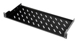 19" Fachboden Fix, 1HE, bis 30kg Last, T=200mm, Low Profile