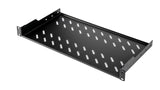 19" Fachboden Fix, 1HE, bis 30kg Last, T=250mm, Low Profile