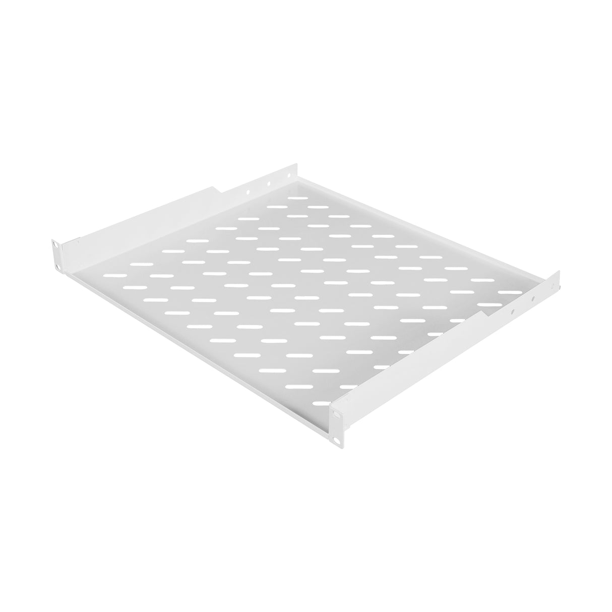 19" Fachboden Fix, 1HE, bis 30kg Last, T=300mm, Low Profile