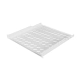 19" Fachboden Fix, 1HE, bis 30kg Last, T=400mm, Low Profile