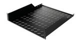 19" Fachboden Fix, 2HE, bis 30kg Last, T=550mm, Low Profile