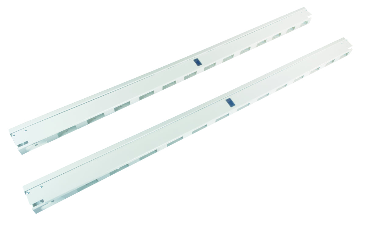Kabelführungsset vertikal, Metall, für S-RACK Schrank 47HE