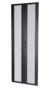 Foto: Doppel-Tür Metall perforiert 80% f. S-RACK 42HE B800 RAL9005