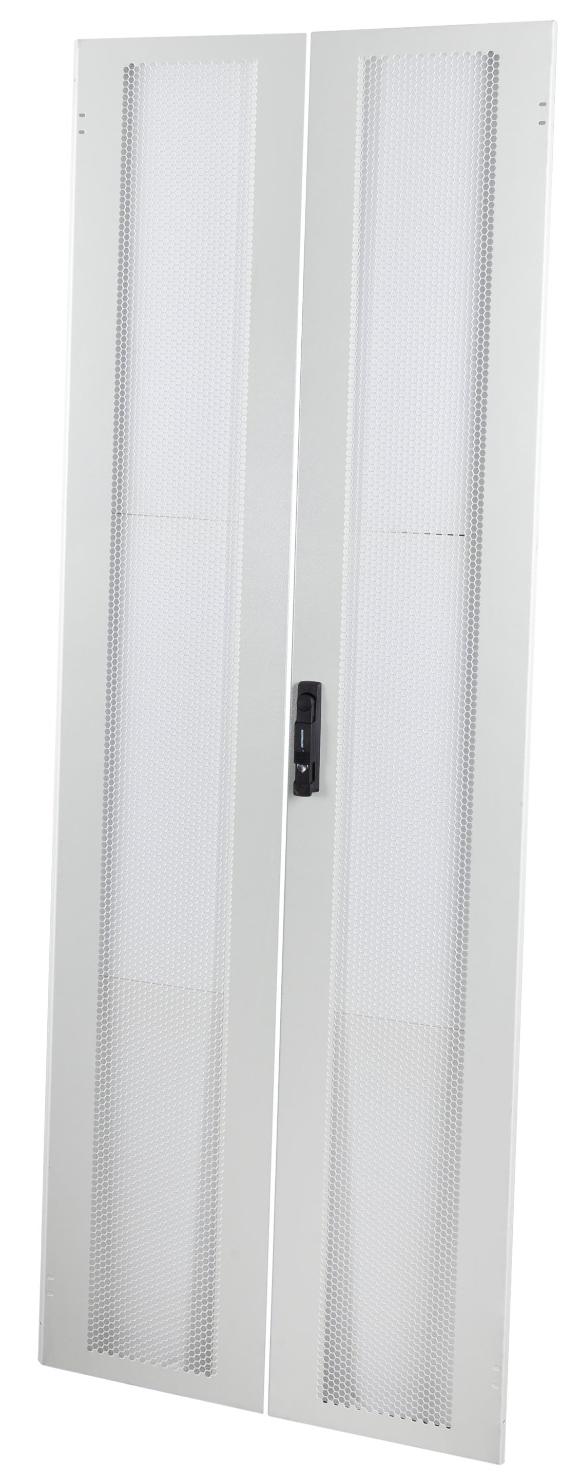 Doppel-Tür Metall perforiert 80% f. S-RACK 42HE B800 RAL7035