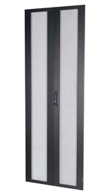 Doppel-Tür Metall perforiert 80% f. S-RACK 47HE B800 RAL9005