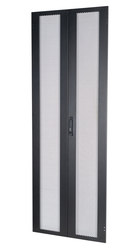 Doppel-Tür Metall perforiert 80% f. S-RACK 47HE B800 RAL9005