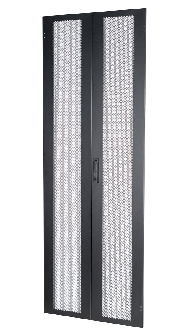 Doppel-Tür Metall perforiert 80% f. S-RACK 47HE B800 RAL9005