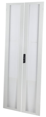 Foto: Doppel-Tür Metall perforiert 80% f. S-RACK 47HE B800 RAL7035