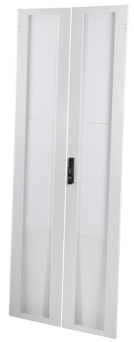 Foto: Doppel-Tür Metall perforiert 80% f. S-RACK 47HE B800 RAL7035