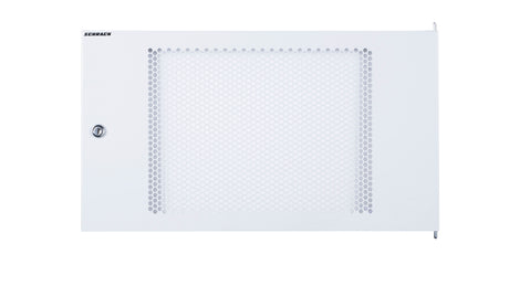 Metall-Tür perforiert 80% für Wandschrank S-RACK  7HE, B=600