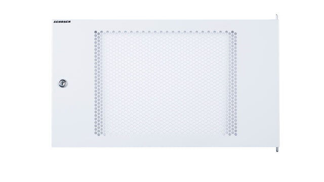 Metall-Tür perforiert 80% für Wandschrank S-RACK  7HE, B=600