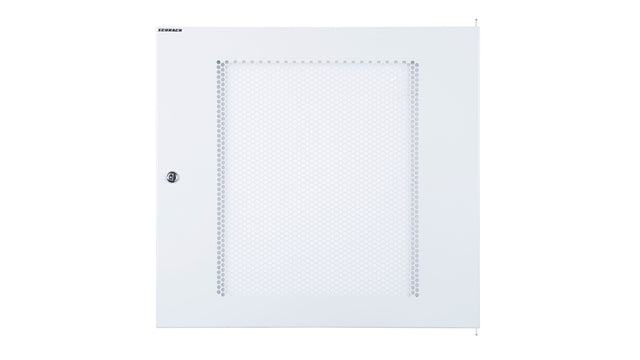 Metall-Tür perforiert 80% für Wandschrank S-RACK 12HE, B=600