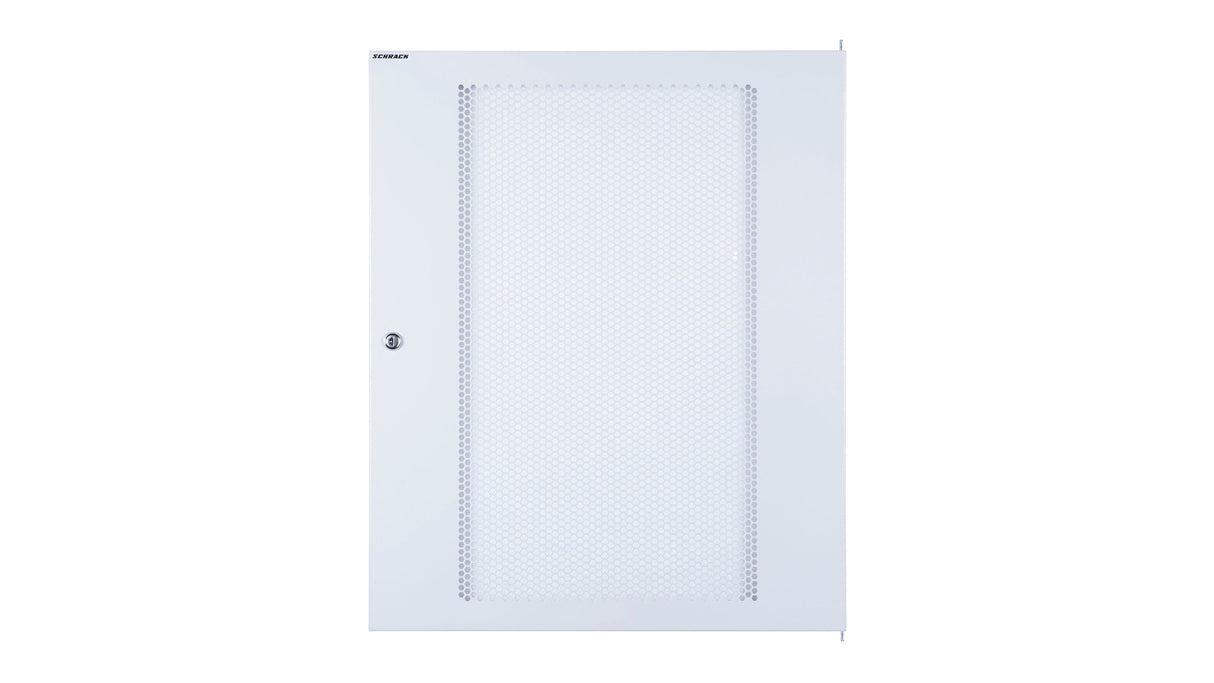 Metall-Tür perforiert 80% für Wandschrank S-RACK 16HE, B=600