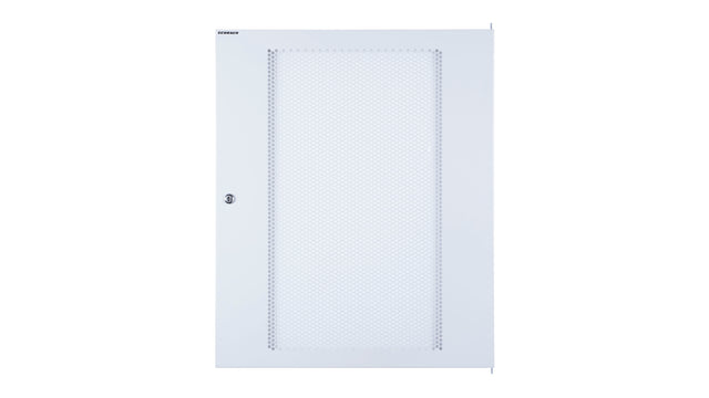 Metall-Tür perforiert 80% für Wandschrank S-RACK 16HE, B=600