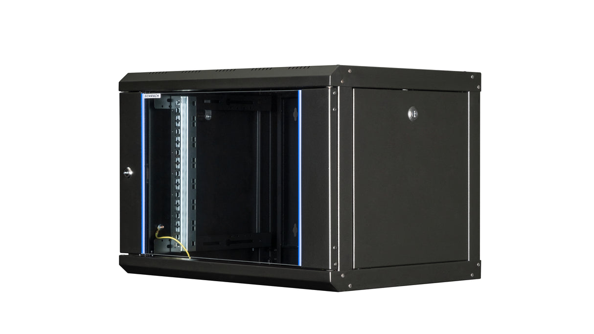 Netzwerk-Wandschrank S-RACK, B=600 H=423 T=450mm, 19", 7HE