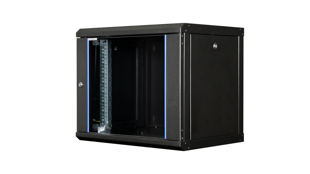 Netzwerk-Wandschrank S-RACK, B=600 H=512 T=450mm, 19", 9HE