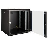 Netzwerk-Wandschrank S-RACK, B=600 H=646 T=600mm, 19", 12HE