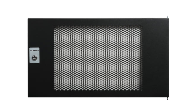 Metall-Tür perforiert 80% für Wandschrank S-RACK  7HE, B=600