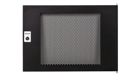 Metall-Tür perforiert 80% für Wandschrank S-RACK  9HE, B=600