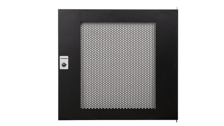 Foto: Metall-Tür perforiert 80% für Wandschrank S-RACK 12HE, B=600