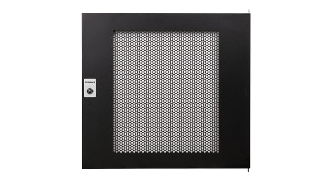 Foto: Metall-Tür perforiert 80% für Wandschrank S-RACK 12HE, B=600