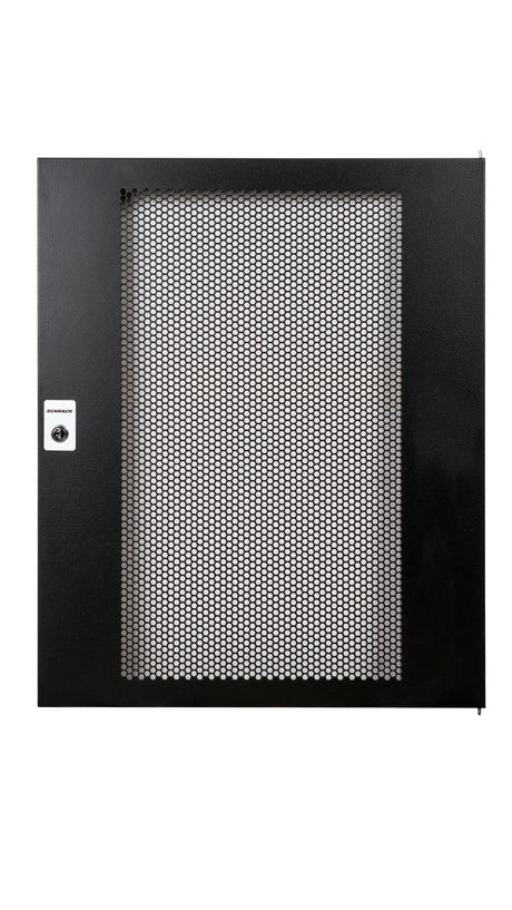 Metall-Tür perforiert 80% für Wandschrank S-RACK 16HE, B=600