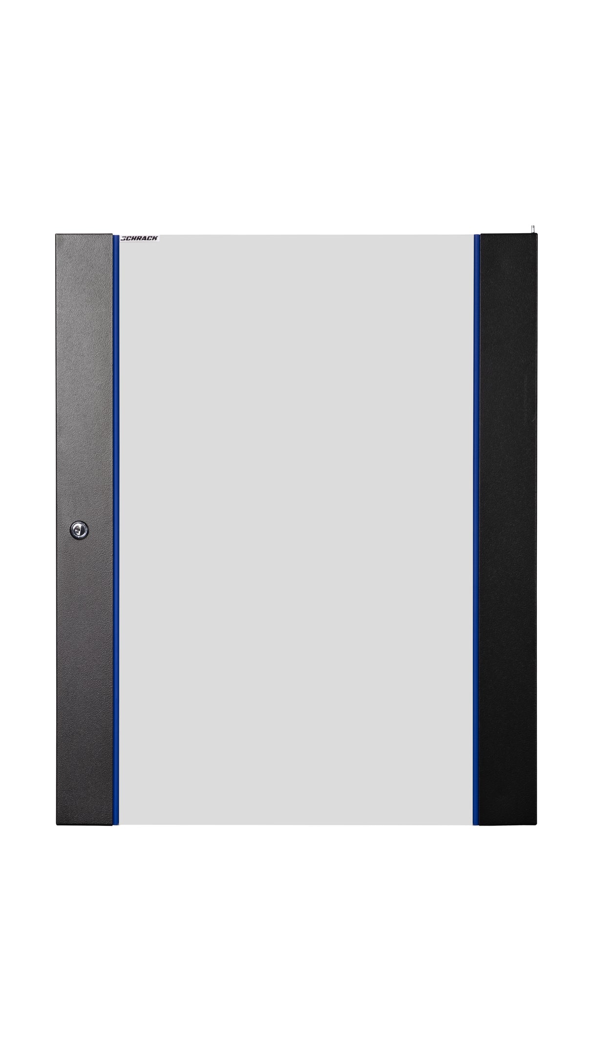 Glas-Tür für Wandschrank S-RACK 16HE, B=600, RAL9005