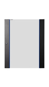 Foto: Glas-Tür für Wandschrank S-RACK 16HE, B=600, RAL9005