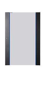Foto: Glas-Tür für Wandschrank S-RACK 20HE, B=600, RAL9005