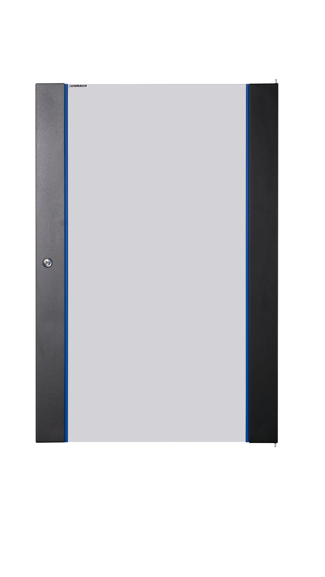 Foto: Glas-Tür für Wandschrank S-RACK 20HE, B=600, RAL9005