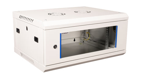 Netzwerk-Wandschrank S-RACK, B=600 H=290 T=450mm, 19", 4HE