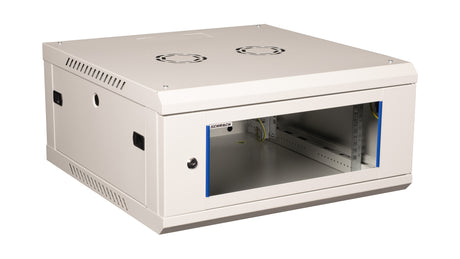 Netzwerk-Wandschrank S-RACK, B=600 H=290 T=600mm, 19", 4HE