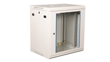 Netzwerk-Wandschrank S-RACK, B=600 H=646 T=450mm, 19", 12HE