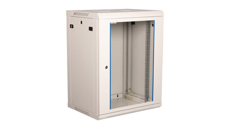 Netzwerk-Wandschrank S-RACK, B=600 H=779 T=450mm, 19", 15HE