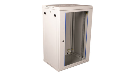 Netzwerk-Wandschrank S-RACK, B=600 H=912 T=450mm, 19", 18HE