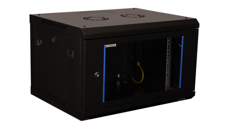 Netzwerk-Wandschrank S-RACK, B=600 H=378 T=450mm, 19", 6HE