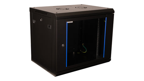 Foto: Netzwerk-Wandschrank S-RACK, B=600 H=512 T=450mm, 19", 9HE