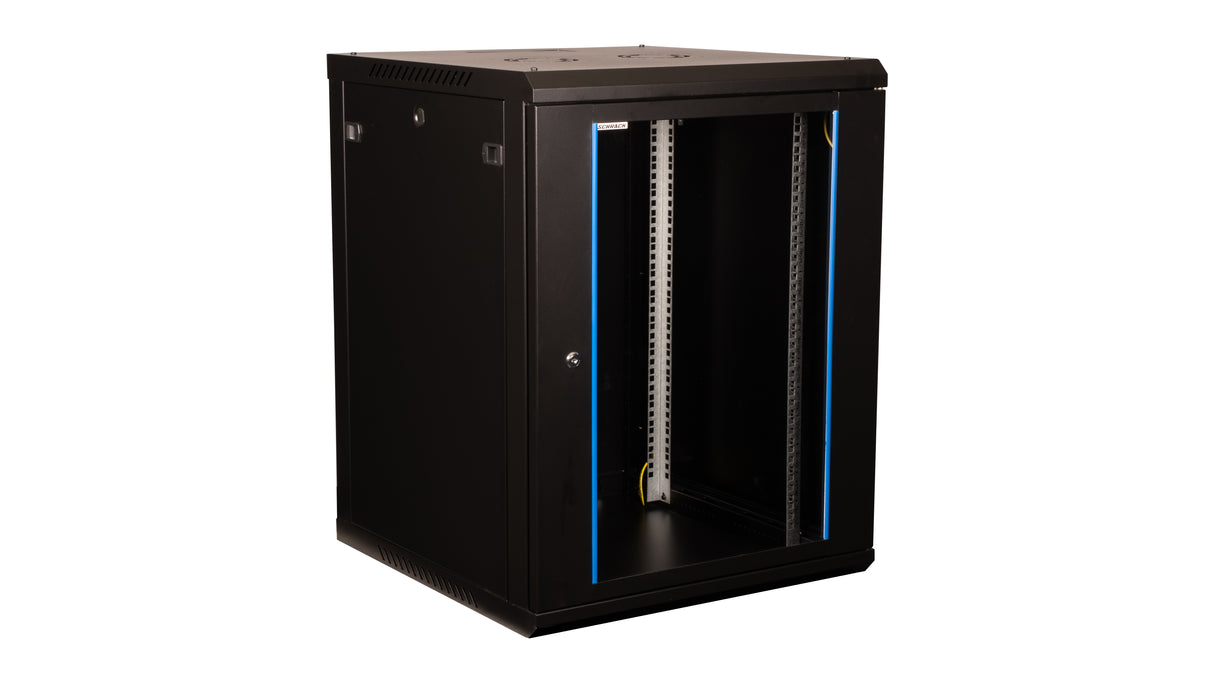 Netzwerk-Wandschrank S-RACK, B=600 H=779 T=600mm, 19", 15HE