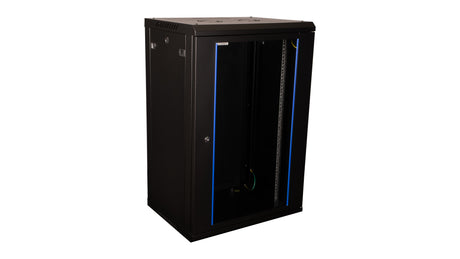 Netzwerk-Wandschrank S-RACK, B=600 H=912 T=450mm, 19", 18HE