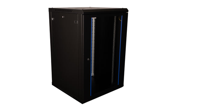 Foto: Netzwerk-Wandschrank S-RACK, B=600 H=912 T=600mm, 19", 18HE