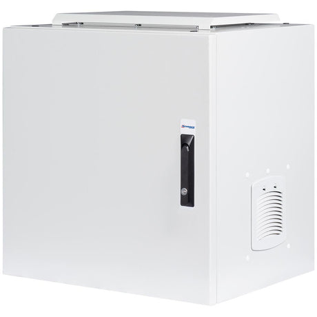 Netzwerk-Wandschrank IP55 Indoor, B600 H663 T450mm, 19" 12HE