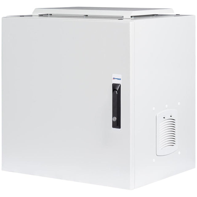 Netzwerk-Wandschrank IP55 Indoor, B600 H663 T450mm, 19" 12HE