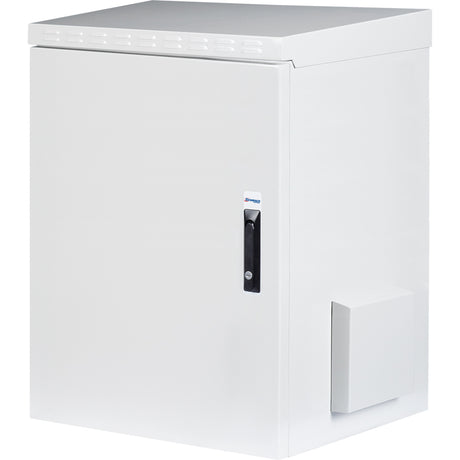 Foto: Netzwerk-Wandschrank IP55 Outdoor B600 H713 T600mm 19" 12HE