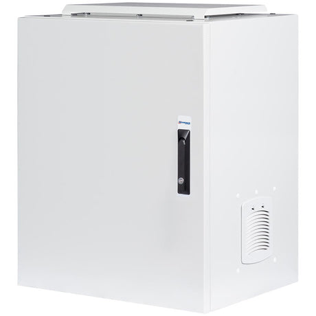 Netzwerk-Wandschrank IP55 Indoor, B600 H841 T450mm, 19" 16HE