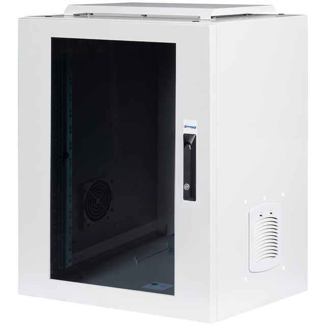 Foto: Netzwerk-Wandschrank IP55 Indoor, B600 H841 T600mm, 19" 16HE