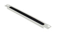 Foto: 10" Bürsteneinführungspanel mit Bürste, 0,5HE, RAL7035