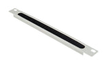 Foto: 10" Bürsteneinführungspanel mit Bürste, 0,5HE, RAL7035