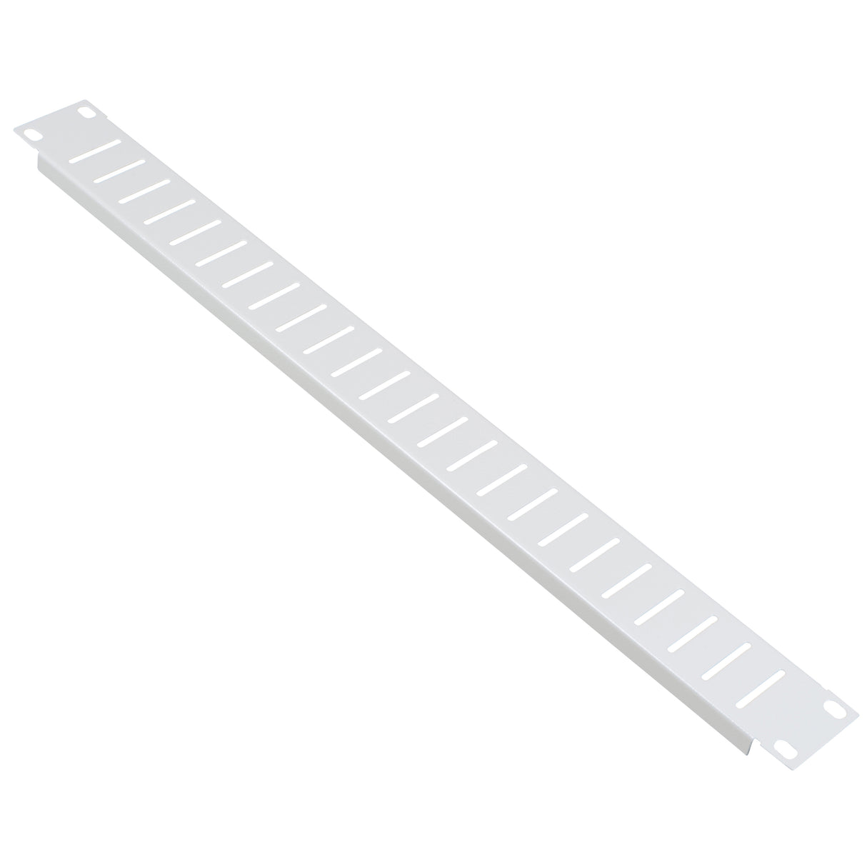 Blindplatte Stahl, geschraubt, belüftet, 19", 1HE, RAL7035