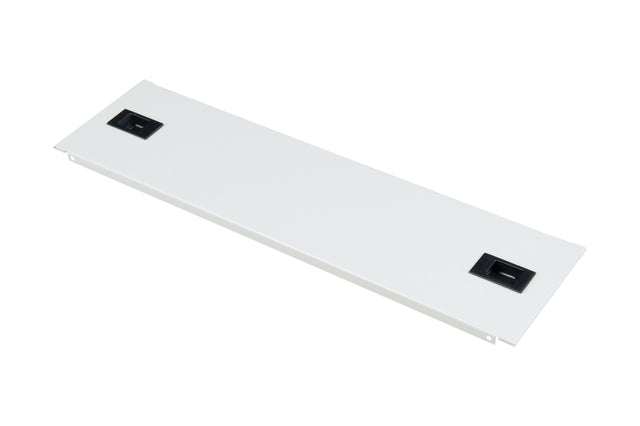 Foto: Blindplatte Stahl, Snap-In, 19", 3HE, RAL7035